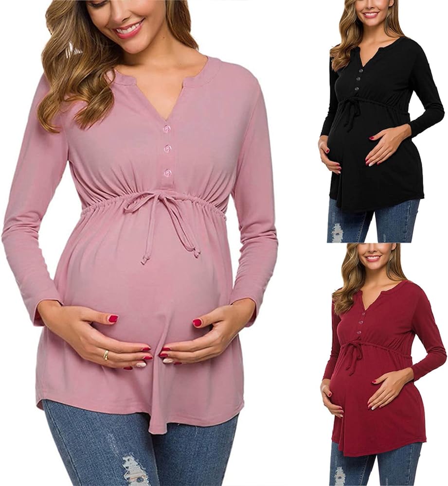 “Bump and Beyond: Maternity Tops for Every Trimester”